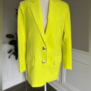 Retrofete Neon Yellow Blazer